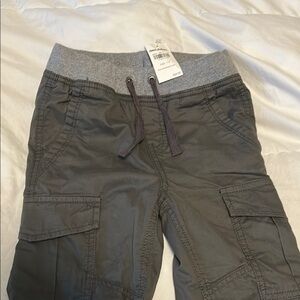 Kids Grey Cargo Pants